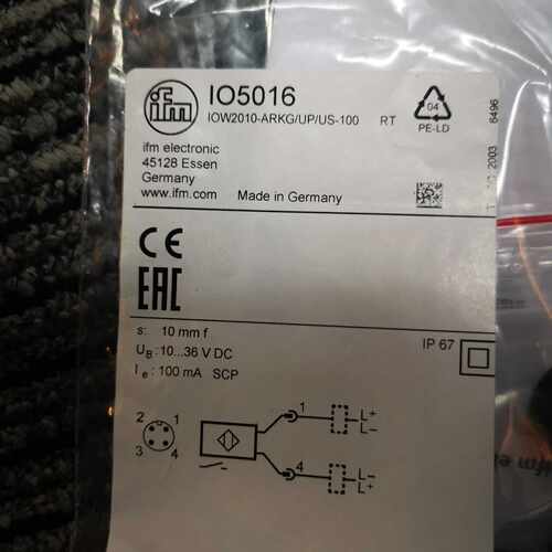 议价假一罚十IFM易福门电感式接近开关Io5016