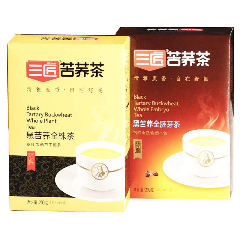 三匠大凉山黑苦荞茶盒装组合