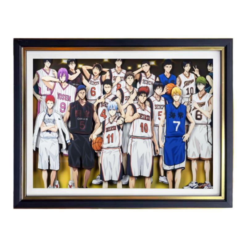 黑子的蓝球立体画挂画装饰画壁画