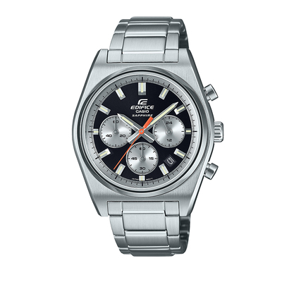 卡西欧男指针商务钢带石英表