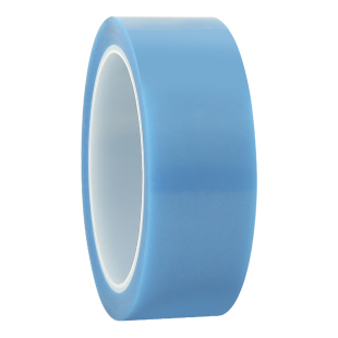 PET胶带无痕蓝色单面透明不残留胶带打印机空调强粘性撕下无痕空调传真机打印机零件固定强力蓝色冰箱胶带