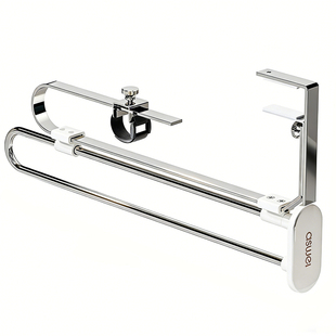 抽拉伸缩裤架免打孔衣架顶装挂裤子挂衣杆衣帽间收纳