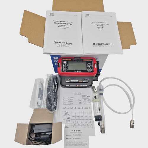 RIKEN KEIKI RX-8700 (EX TYPE A MED) PORTABLE GAS MONITOR WIT