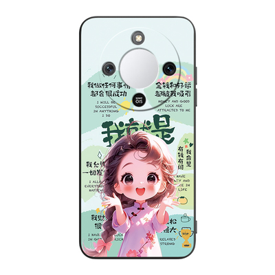 适用于荣耀X70精美素描手机后壳