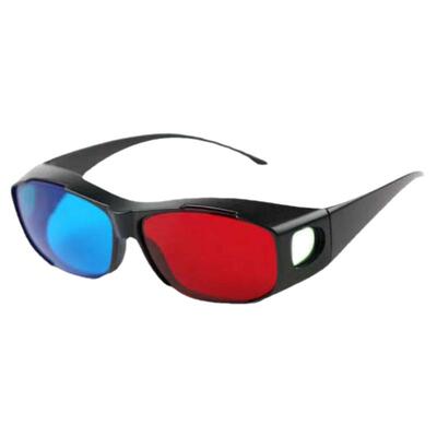 红蓝3d眼镜投影仪手机电脑电视用