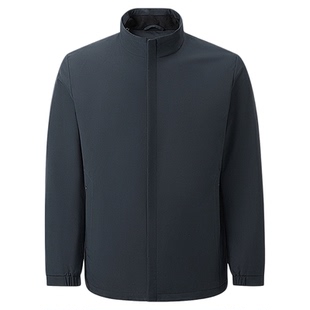 HLA/海澜之家领昂行政羽绒服25秋冬新立领石墨烯保暖鸭绒外套男