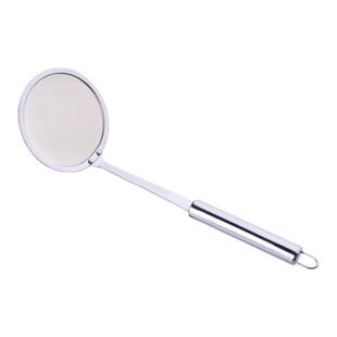 不锈钢超细100目圆形滤油漏勺家用捞油勺商用火锅浮油勺过滤网