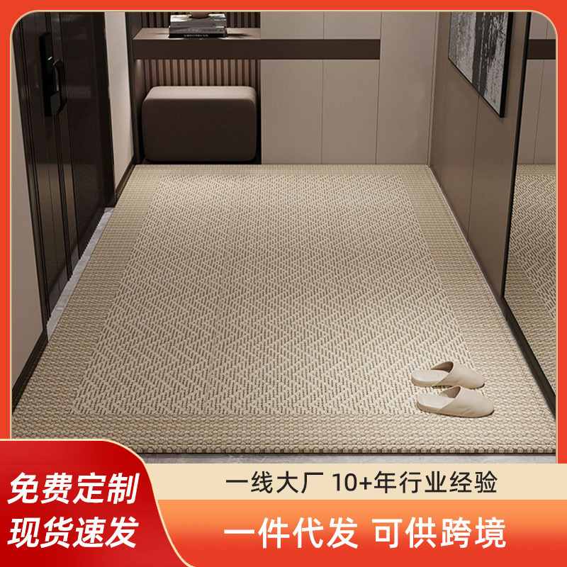 高级门口地垫家用脚垫客厅防滑门垫进门免洗新款可裁剪入户门地垫