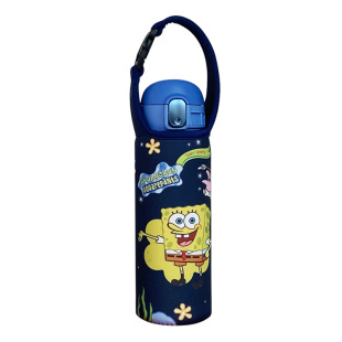 象印保温杯杯套480毫升 卡通手拎斜跨水杯袋SM48/AGE50通用保护套