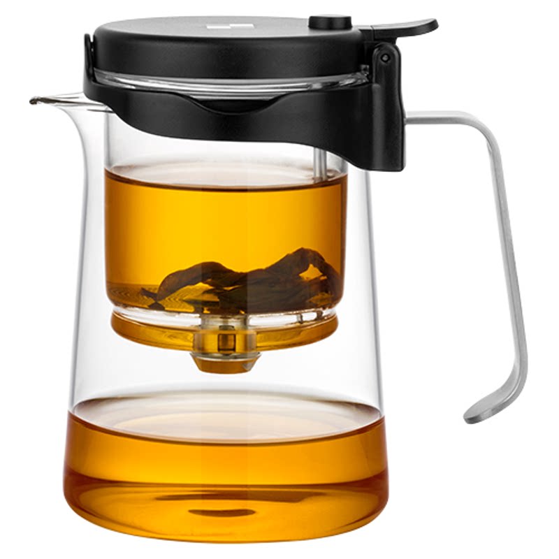 邦田新款加大泡茶壶飘逸杯泡茶杯