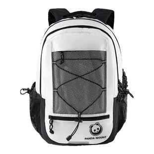 熊猫大容量户外徒步登山包女防水耐磨旅行双肩包网眼透气收纳