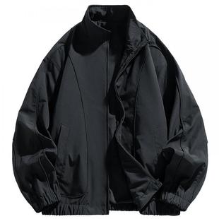 美式小众感解构工装飞行员外套男女夹克高街潮牌宽松休闲设计感潮