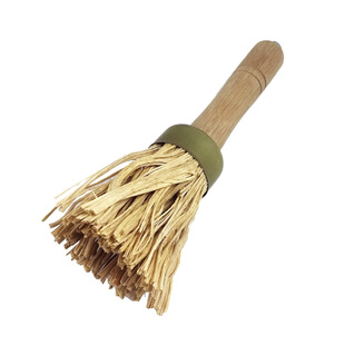 实木长木柄天然竹根锅刷锅具刷清洗刷厨房用刷铁锅刷子多功能竹制