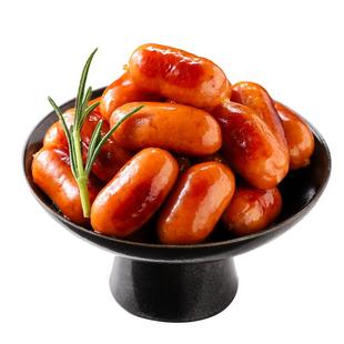 信华食品维也纳香肠450g台湾迷你一口肠烧烤火锅日式烟熏小脆肠