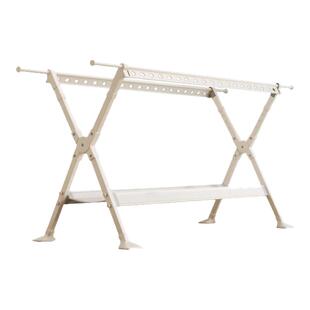 2025新款晾衣架落地阳台折叠衣杆室内外挂衣服伸缩晒衣架晒被神器