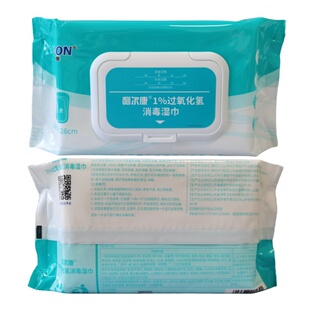 1%过氧化氢消毒湿巾医疗设备物表清洁杀菌灭活病毒托幼养老诊所用