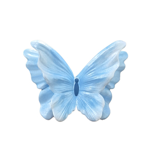 蝴蝶车载香薰香水汽车空调出风口装饰山茶花车内饰品摆件扩香石女