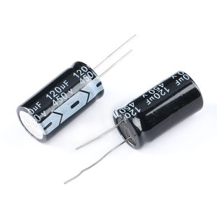 【优信电子】优质 直插电解电容 450V 120UF ±20% 体积18*30mm
