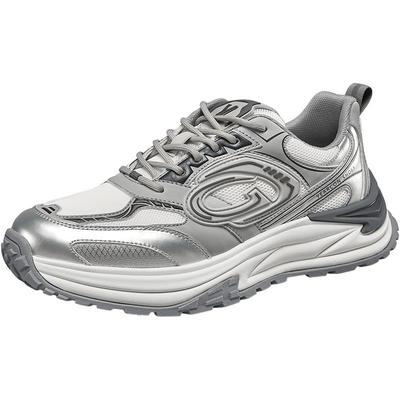 意尔康官方正品男鞋低帮户外运动休闲鞋老爹鞋时尚厚底运动潮流