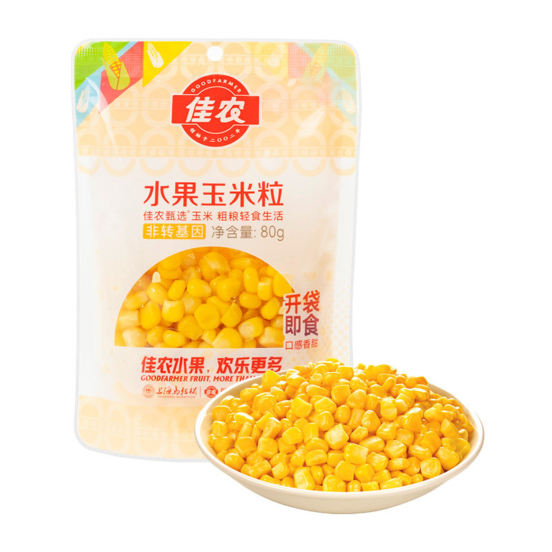 佳农甄选即食玉米粒单人小份装