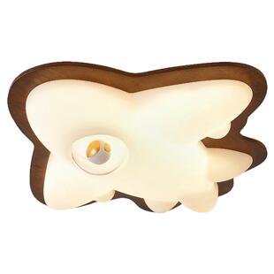 美式中古风吸顶灯客厅主灯餐厅卧室高级感实木云朵卧室灯具中山