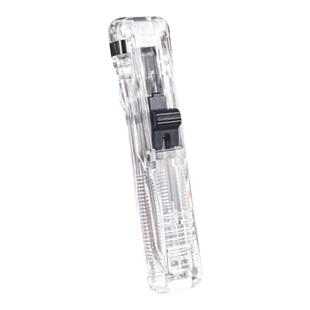 得力推夹器无痕订书机文件小夹子文具固定试卷神器订书器装订票据书本纸张办公用品推推夹票夹燕尾夹补充夹