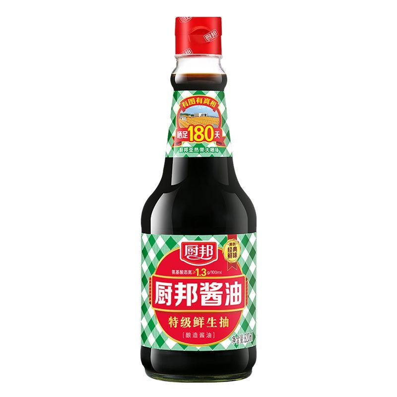 厨邦酱油820ml*6瓶2箱3箱家用炒菜凉拌点蘸酿造酱油提鲜调味
