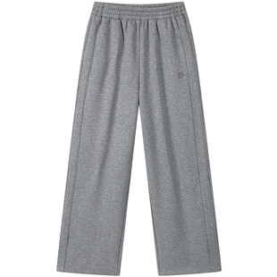 笛莎童装女童裤子秋冬季新款青少年学生儿童加绒加厚休闲阔腿长裤