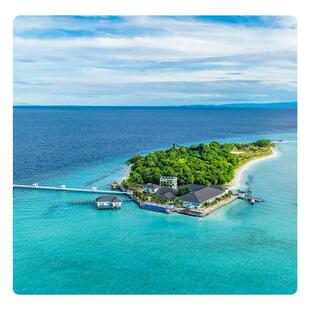 仙本那斑淡南阿卡迪亚度假村 一岛一酒店 私人沙滩 平替马达京