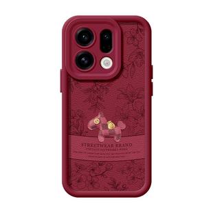 适用oppofindx9手机壳findx9pro新款x9红色x9pro外壳findx8新年x7全包x6防摔x5马年x8s本命年x8ultra保护套