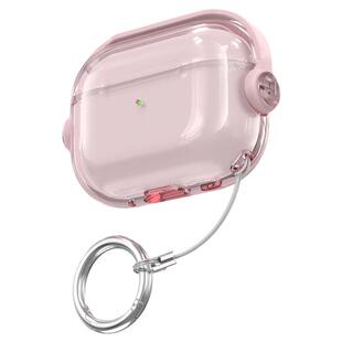 适用于苹果airpodspro2代无线蓝牙耳机保护套airpodspro3锁扣防丢耳机壳airpods4保护壳防摔支架可爱耳机套2
