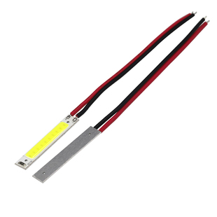带线LED灯条COB灯板3.7v5v电池充电宝12v灯珠DIY改造机器模型灯条