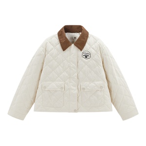 【小羊肖恩联名】乐町商场同款撞色羽绒服女新款外套C2ACE4206