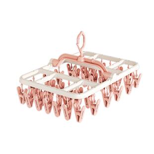 袜子晾晒架带多夹子家用多功能凉内衣内裤衣架阳台专用晒袜子神器