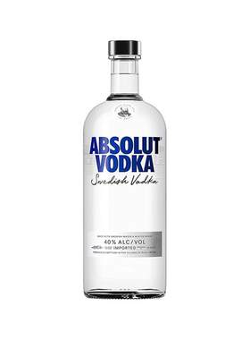 【自营】Absolut绝对伏特加原味700ml鸡尾酒调酒基酒瑞典进口洋酒