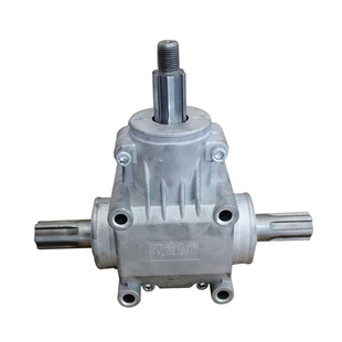 T型1：1直角齿轮减速机4模齿轮箱转向箱换向器90度转角器导向箱