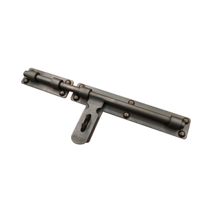 纯铜仿古门栓闩黄铜插锁户外木合金门花园复古全铜哑光炭黑色插销