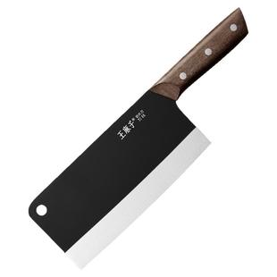 王麻子锻打菜刀家用第一名厨房切片切菜切肉厨师专用刀具斩切两用