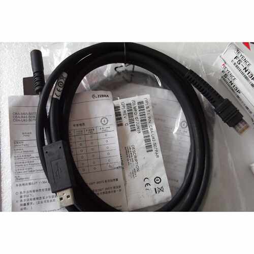 议价实拍现货ZEBRA正品全新原装连接线CBA-U42-S07PAR 包装有点不
