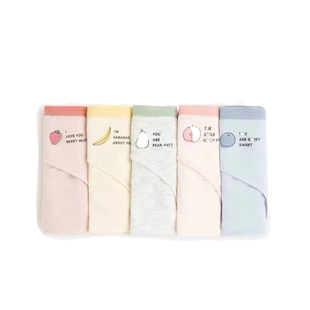 oys*o五条装回馈价 外贸水果马卡龙棉质吸汗包臀低腰透气无痕内裤