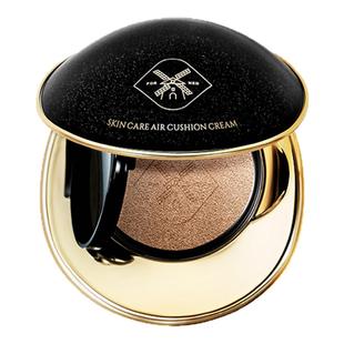 递欧黑金鱼子水光养肤气垫霜遮瑕持久不脱妆bb霜瓷光白柔光粉底液