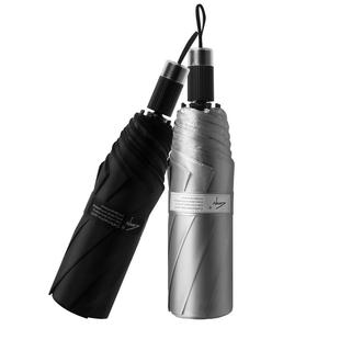 钛银黑胶双层太阳伞超强防晒防紫外线遮阳伞女大号折叠晴雨两用伞