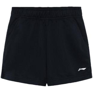 李宁羽毛球服 男女大童速干凉爽透气弹力舒适运动比赛短裤运动裤