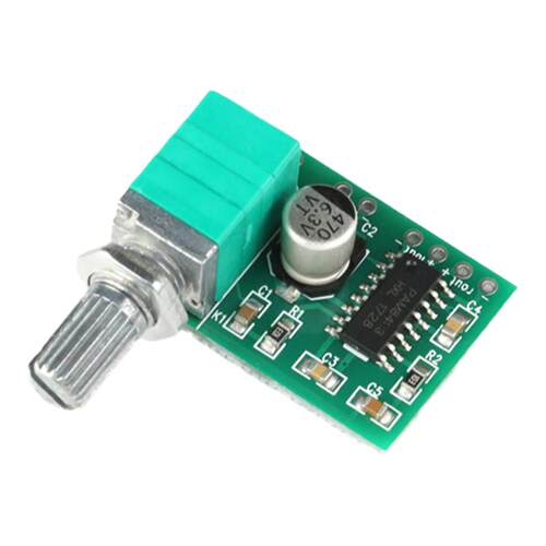 PAM8403 双声道数字功放板 3W*2 mini功放 带音量调节 DIY小音箱