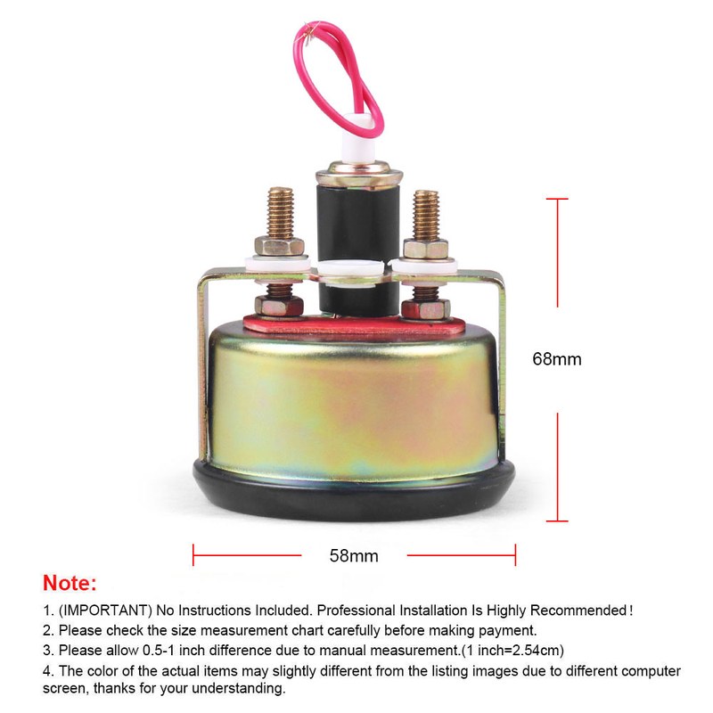 汽车改装电压表 52mm通用赛车电压表 伏特表