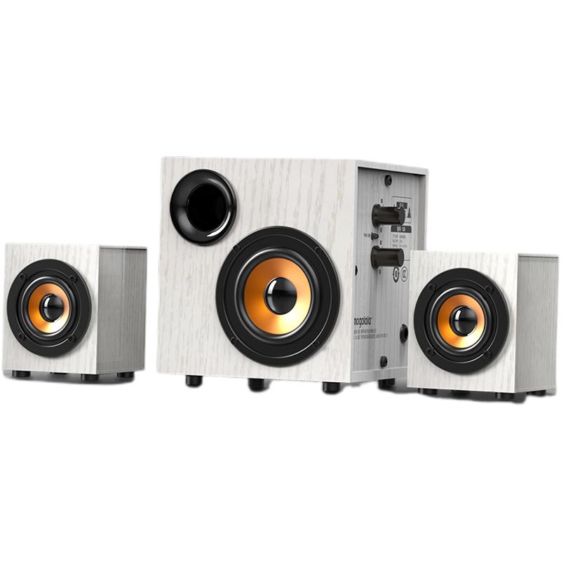 電腦音響超重低音炮筆記本臺式迷你小型多媒體音箱客廳家用大音量