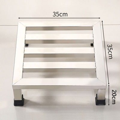 不锈钢托架可定制花盆拖布池杂物汤桶架鱼缸架子垫高底架柜机底座