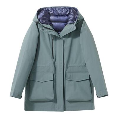 工装中长加厚户外运动极寒鹅绒服