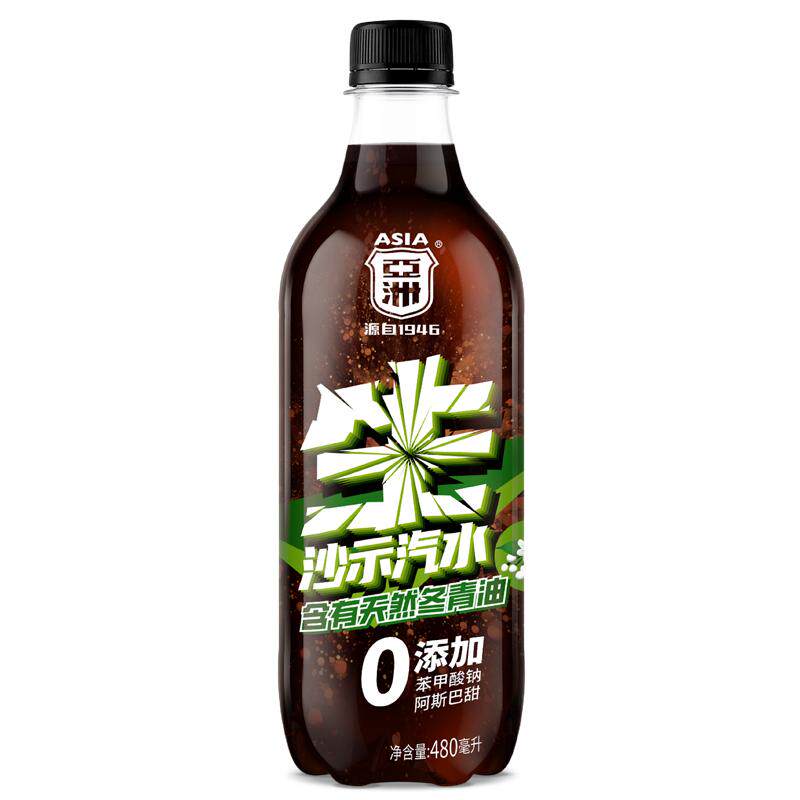 ASIA亚洲生沙示汽水480ml*15瓶