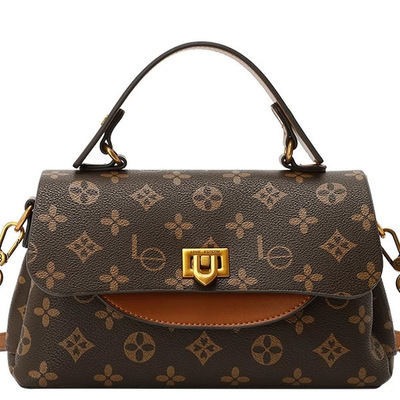 法国轻奢百搭手提女包复古斜挎包